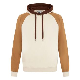 Fedeli Hoodies, male, Beige, Size: M Hooded sweatshirt in cream color