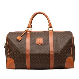 Celine Pre-owned Celine Macadam Coated Canvas Travel Bag Unisex 41XCSOKLUC87S5XV