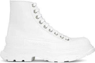 Alexander McQueen Alexander McQueen, Sneakers, female, White, Size: 6 US Slippers