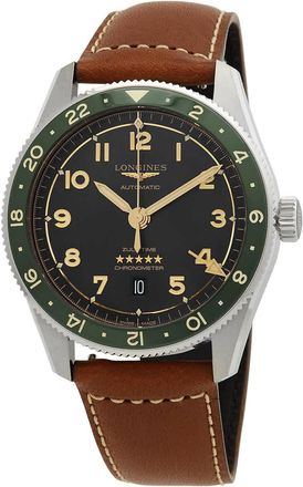 Longines Spirit Automatic Black Dial Mens Watch L3.812.4.63.2