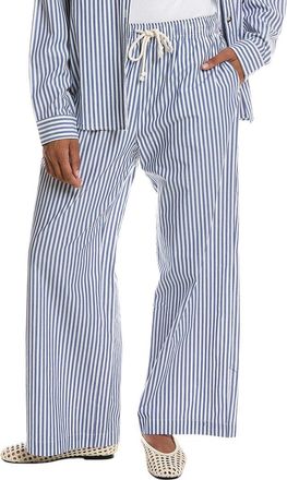 perfectwhitetee Perfectwhitetee Andi Stripe Poplin Wide Leg Pant