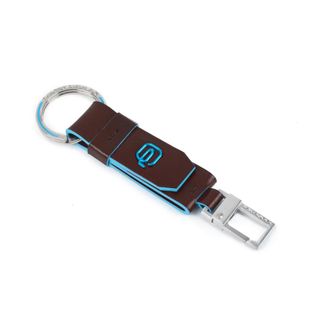 Piquadro Keyrings, unisex, Brown, Size: ONE SIZE Carabiner keychain