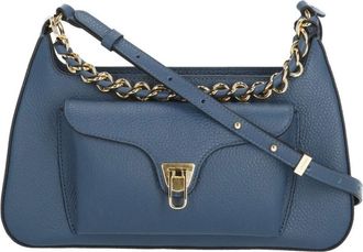 Coccinelle Beat Schoudertas - Dames - Schoudertassen - Blauw - ONE Size - Leer - Tassen
