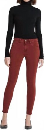 AG - Adriano Goldschmied Legging Ankle Jeans In Rich Crimson