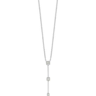 Bony Levy Aviva Drop Diamond Pendant Y-Necklace in 3Dipr0.16 at Nordstrom Rack, Size 18