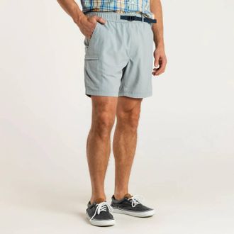 Duck Head On The Fly Performance Short In Quarry Grey