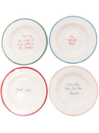 Laetitia Rouget X Browns Printed Stonewear Plates Set - Unisex - Stoneware
