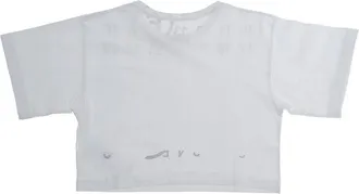 Maison Margiela Boys Crew Neck T-Shirt White Cotton T-Shirts And Polos