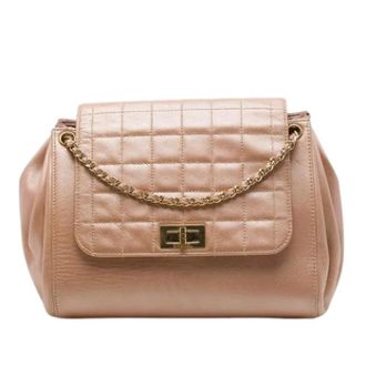 Chanel Pre-owned Shoulder Bag - Dames - Pre-owned - Beige - Maat: ONE Size Leer