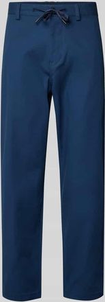 Boss Orange by Hugo Boss BOSS Orange Tapered Chino mit Kordelzug Modell CHINO ST-P in Marine, Größe 30/32