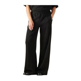 Catwalk Junkie Broeken, Dames, Zwart, S, Polyester, Jogger Broek met Strass Detail