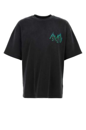 Amiri Slate Stretch Cotton T Shirt
