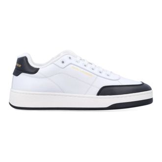 Saint Laurent Schoenen, Heren, Wit, 44 EU, Leer, Sl/61 Sneakers