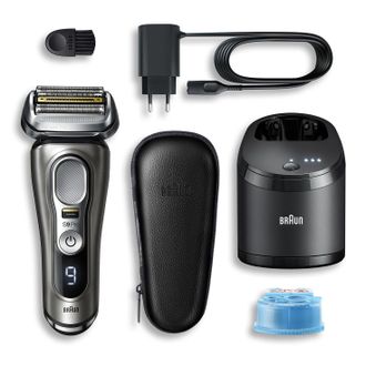 Braun Series 9 Pro 9485cc M&aacute;quina De Afeitar De L&aacute;minas Recortadora Negro, Plata