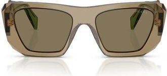 Prada 53mm Square Sunglasses in Terra /Light Brown at Nordstrom