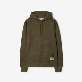 Burberry Landscape Label Cotton Hoodie