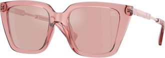 Burberry BE4473U 41969L Womens Sunglasses Pink Size 52