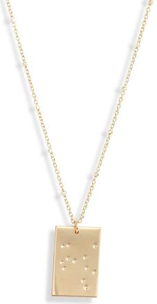 Set & Stones Zodiac Constellation Pendant Necklace in Gold - Sagittarius at Nordstrom