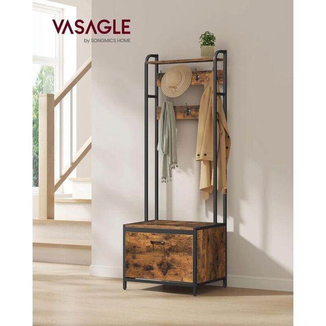 Scarpiera Con Cuscino PETKABOO In Bambù | Panca Portascarpe Per Ingresso, Corridoio, Con Seduta Imbottita, Capacità 150kg, 70x30x47 Cm