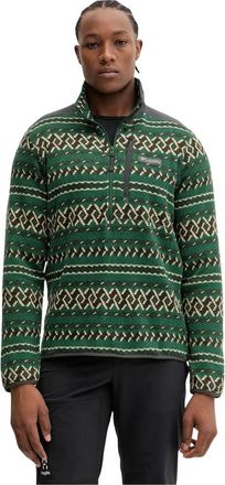 Columbia Sweater Weather Half Zip - Heren - Sportshirts - Groen - M - Polyester - Fitness