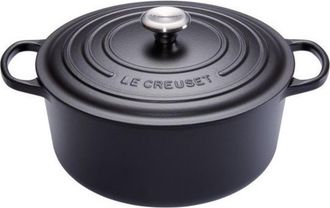 LE CREUSET Cocotte Redonda Signature Negra 6,7l