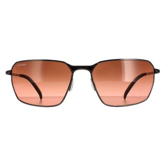 Serengeti Eyewear zonnebril Shelton SS547003 Glanzende donkere gunmetal Minerale gepolariseerde stuurprogrammas gradi&euml;nt
