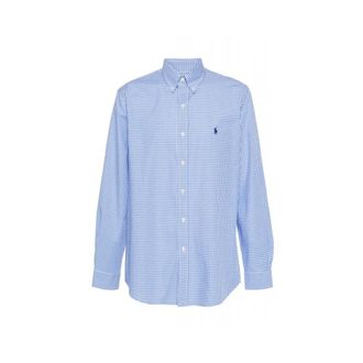 Ralph Lauren Shirts > Casual Shirts - Heren - Casual Overhemden - Blauw - XL - Overhemden