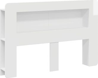 vidaXL Cabecero Con Armario Brillante Madera De Ingenier&iacute;a Vidaxl
