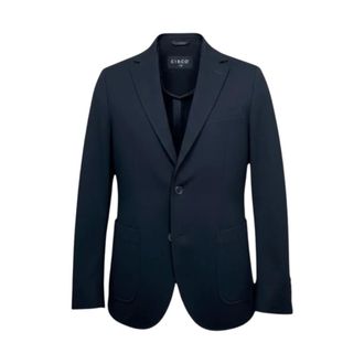 Circolo 1901 Blazers, male, Blue, Size: M Fleece Blazer