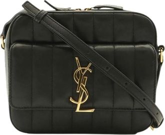Saint Laurent Pre-owned Canvas Shoulder Bag - Dames - Vintage Schoudertas - Zwart - ONE Size - Vintage