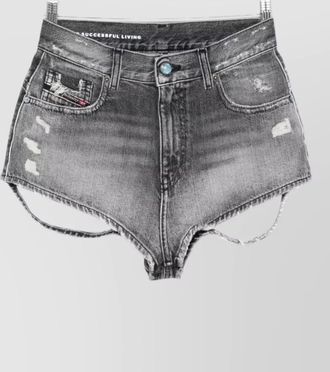 Diesel denim distressed shorts