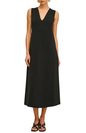 Cult Gaia Viollet Sleeveless A-Line Dress in Black at Nordstrom, Size X-Small