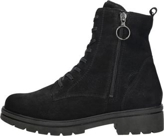 Waldl&auml;ufer Schoenen, Dames, Zwart, 37 1/2 EU, Leer, K-Zoe Veterlaarzen