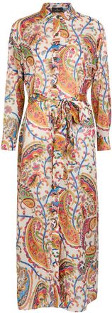 Etro Patterned Cotton Midi Shirt Dress - Multicoloured 1 - S (UK8-10 / S)