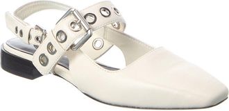 Rag & Bone Rag & Bone Moto Astra Leather Slingback Flat