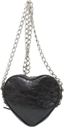 Balenciaga Pre-owned Vintage Mini Schoudertas - Dames - Vintage Mini Tas - Zwart - ONE Size - Leer - Vintage