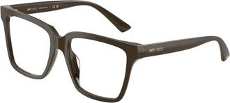 Jimmy Choo London Optical Frame - Dames - Brillen - Groen - 54 MM - Accessoires