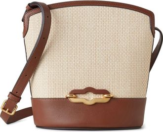 Mulberry Pimlico Raffia Bucket Bag in Ecru-Bright Oak at Nordstrom