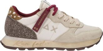 Sun 68 Ally Vintage 514-31 - Dames - Sneakers - Beige - 37 EU - Nylon - Schoenen