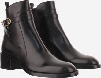 Sartore Womens Leather Boots Parma Black