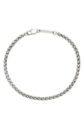 Estella Bartlett Mens Spiga Chain Bracelet in Silver at Nordstrom