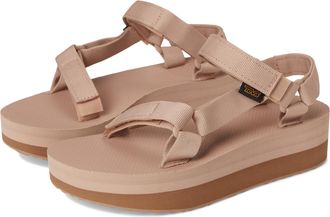 Teva Womens Flatform Universal Sandals, Maple Sugar/Lion, 4 UK