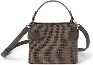 Brunello Cucinelli Small Top-Handle Essence bag in Brown at Nordstrom
