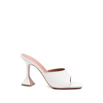 Amina Muaddi Lupita Square-toe Heeled Sandals
