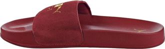 Puma Leadcat 2.0 Suede Slides Red Gold 398678-04