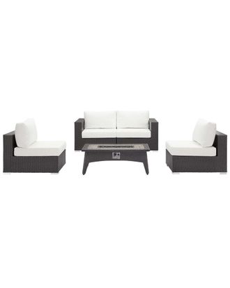 ModWay Convene 5Pc Set Outdoor Patio With Fire Pit