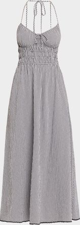 Solid & Striped The Lolita Gingham Maxi Dress