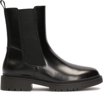 Kazar Zwarte leren Chelsea-laarzen voor vrouwen. Dit product valt klein uit. - Dames - Chelseaboots - Zwart - 40 EU - Leer - Schoenen