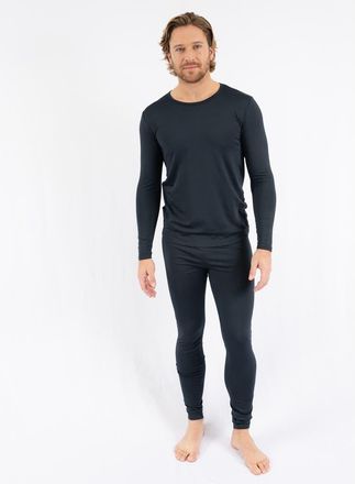 Leveret Mens Solid Thermal Pajama Set in Navy at Nordstrom, Size Xx-Large