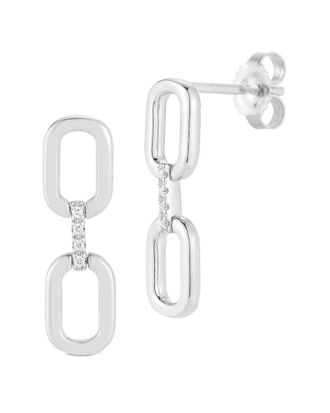 Nephora 14K 0.02 Ct. Tw. Diamond Link Studs